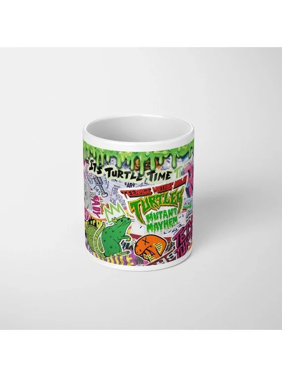 Compra Taza Graffiti Las Tortugas Ninja TMNT Mutant de Pyramid al mejo