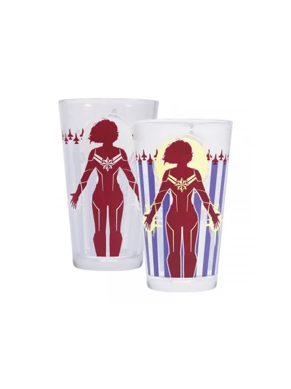 Compra Vaso Termocoloro Marvel Capitana Marvel de Half moon bay al mej
