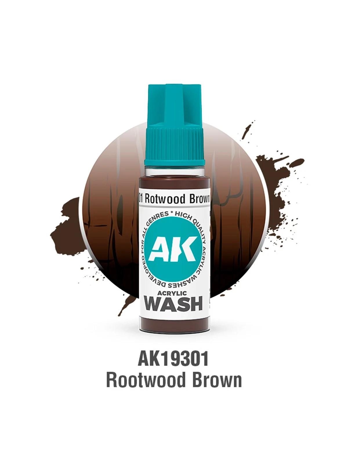 Compra Rotwood Brown: Acrylic Wash (AK19301) de AK Interactive al mejo