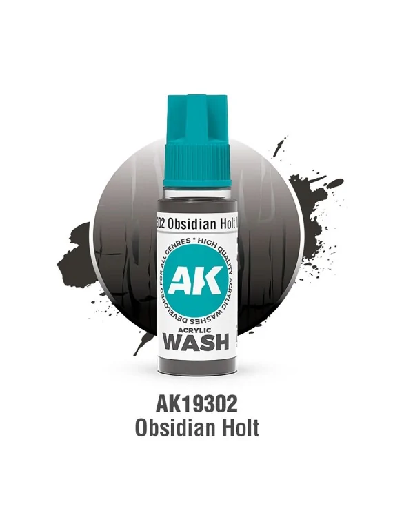 Compra Obsidian Holt: Acrylic Wash (AK19302) de AK Interactive al mejo