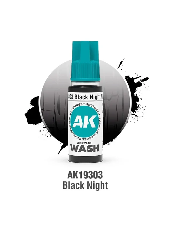 Compra Black Night: Acrylic Wash (AK19303) de AK Interactive al mejor 