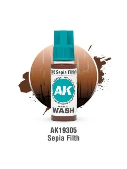 Compra Sepia Filth: Acrylic Wash (AK19305) de AK Interactive al mejor 