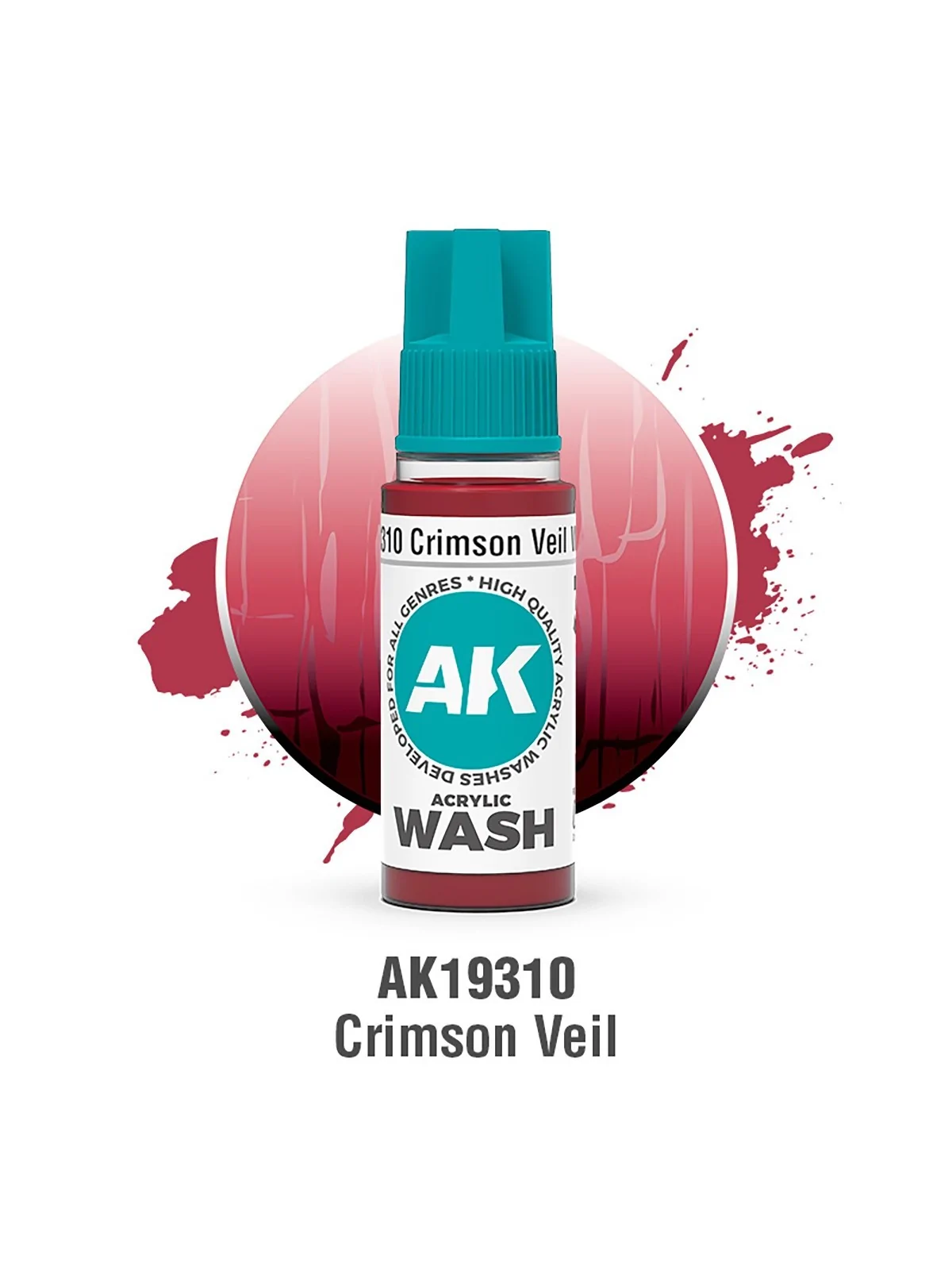 Compra Crimson Veil: Acrylic Wash (AK19310) de AK Interactive al mejor