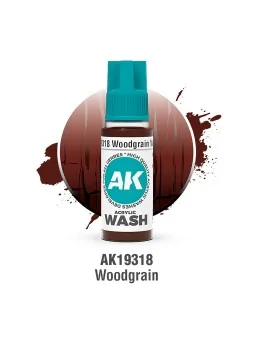 Compra Woodgrain: Acrylic Wash (AK19318) de AK Interactive al mejor pr