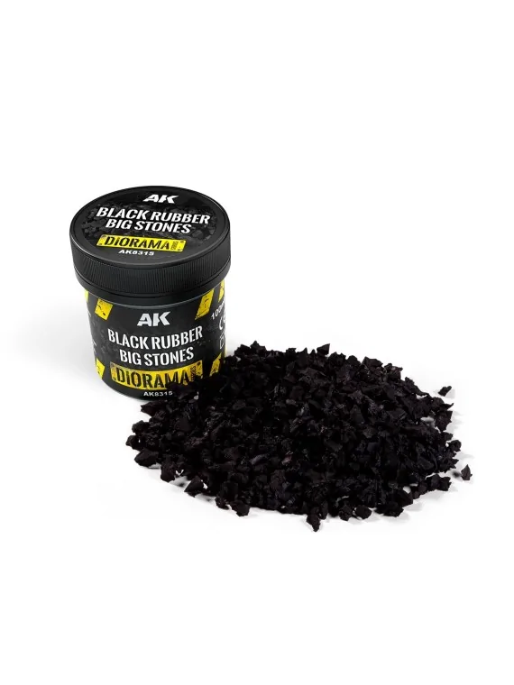 Compra Black Rubber Big Stones (AK8315) de AK Interactive al mejor pre
