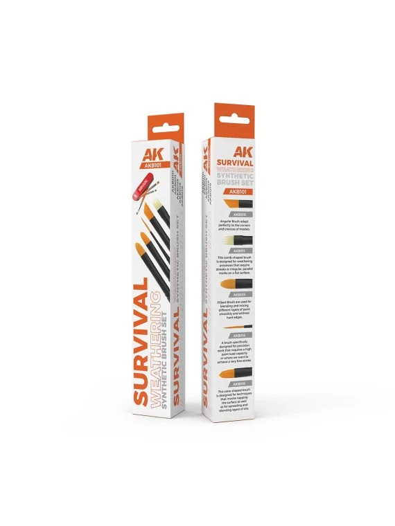 Compra Survival Weathering Brushes Set (AKB101) de AK Interactive al m