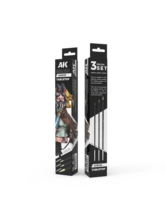 Compra Tabletop Syntethic Brushes Set (AKB102) de AK Interactive al me
