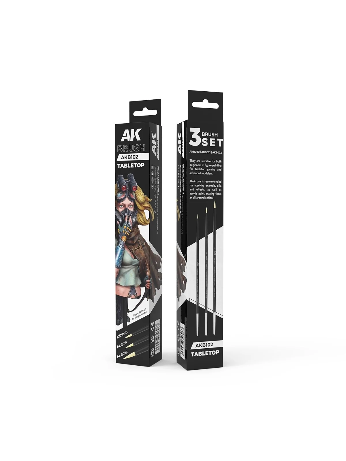 Compra Tabletop Syntethic Brushes Set (AKB102) de AK Interactive al me