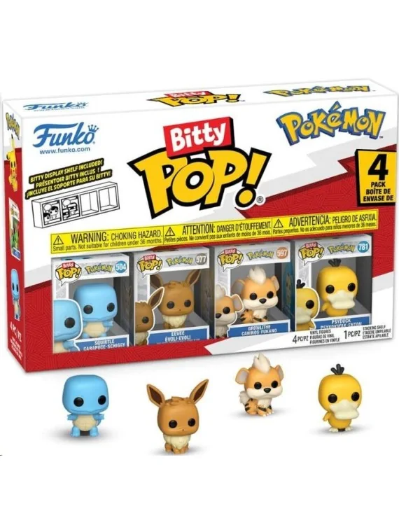 Compra Funko Bitty POP! Pokemon Squirtle Blister (4 Figuras) de Funko 