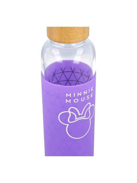 Compra Botella de Cristal Disney Minnie Mouse (585ml) de Stor al mejor