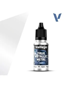 Compra Plata de Ley True Metallic Metal Light Vallejo 18ml (77101) de 