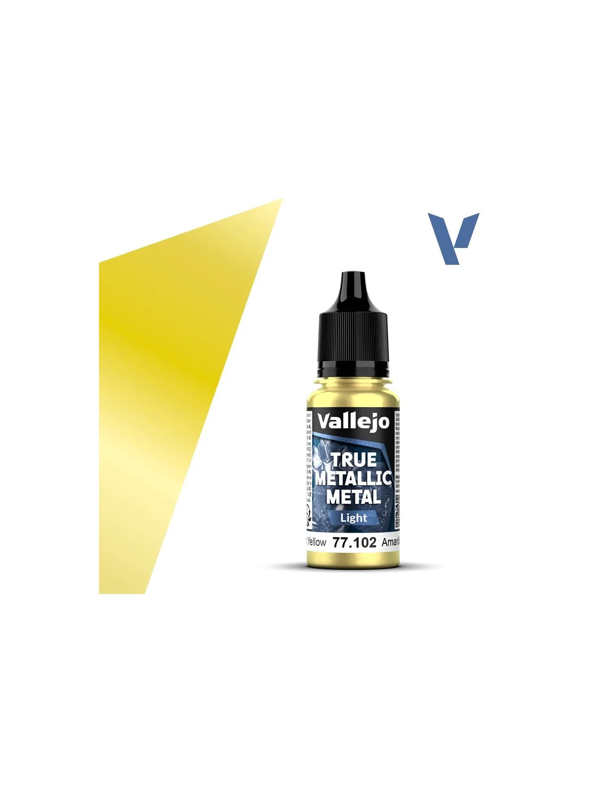 Compra Amarillo Radiante True Metallic Metal Light Vallejo 18ml (77102