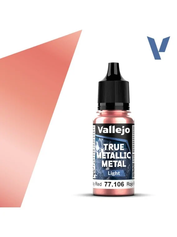 Compra Rojo Rubí True Metallic Metal Light Vallejo 18ml (77106) de Val