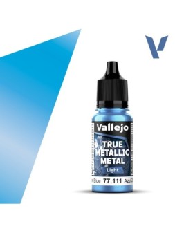 Plata de Ley True Metallic Metal Light Vallejo 18ml (77101) - Vallejo