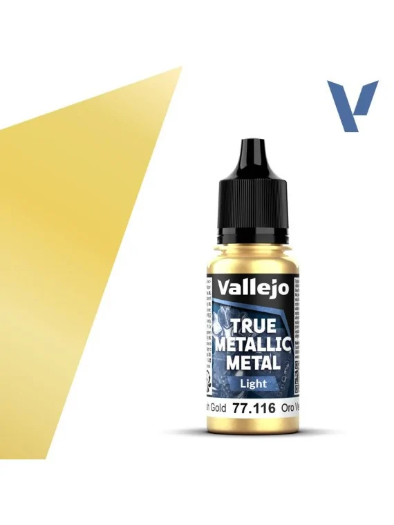 Compra Oro Verde True Metallic Metal Light Vallejo 18ml (77116) de Val
