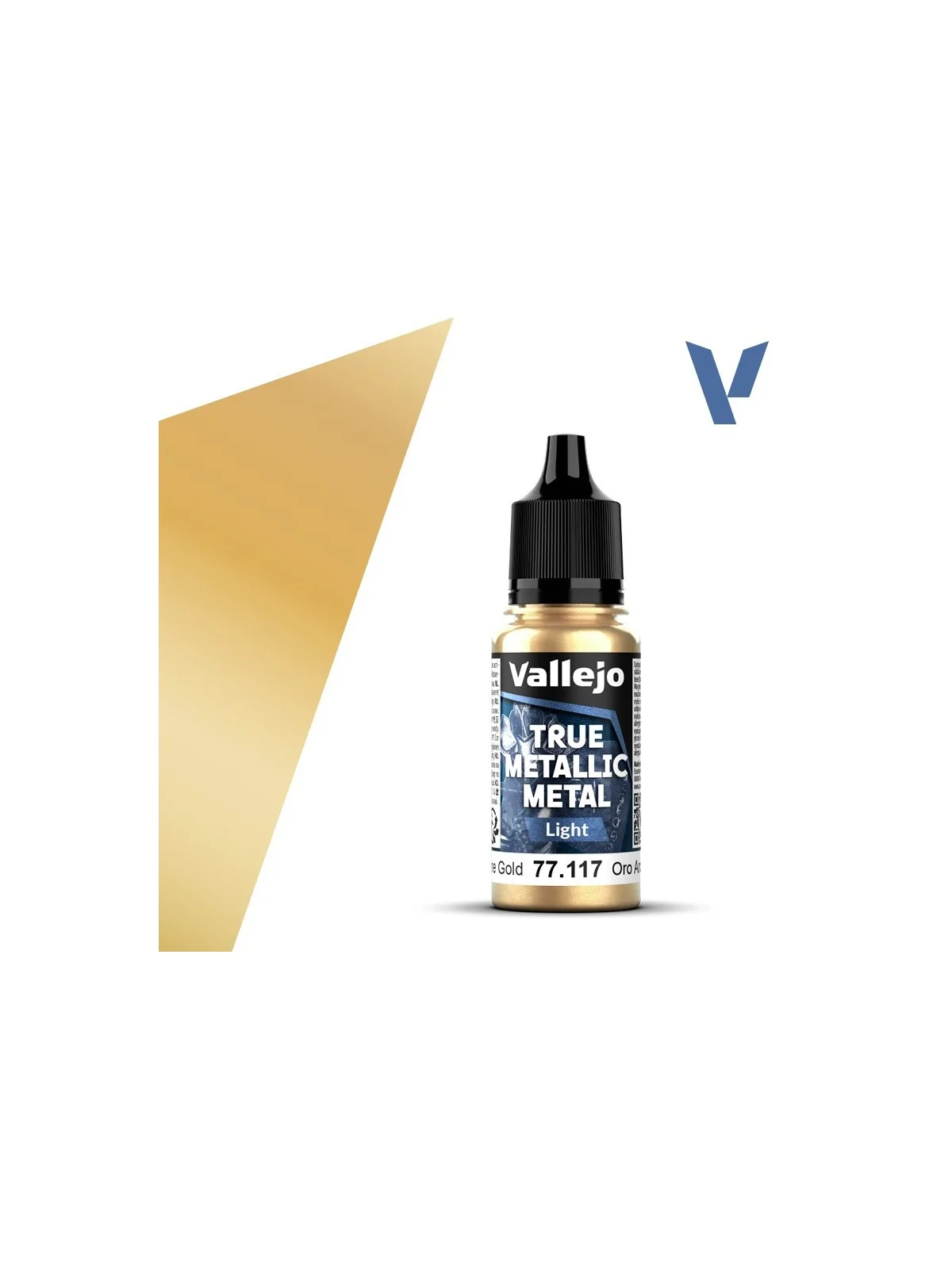 Compra Oro Arcano True Metallic Metal Light Vallejo 18ml (77117) de Va
