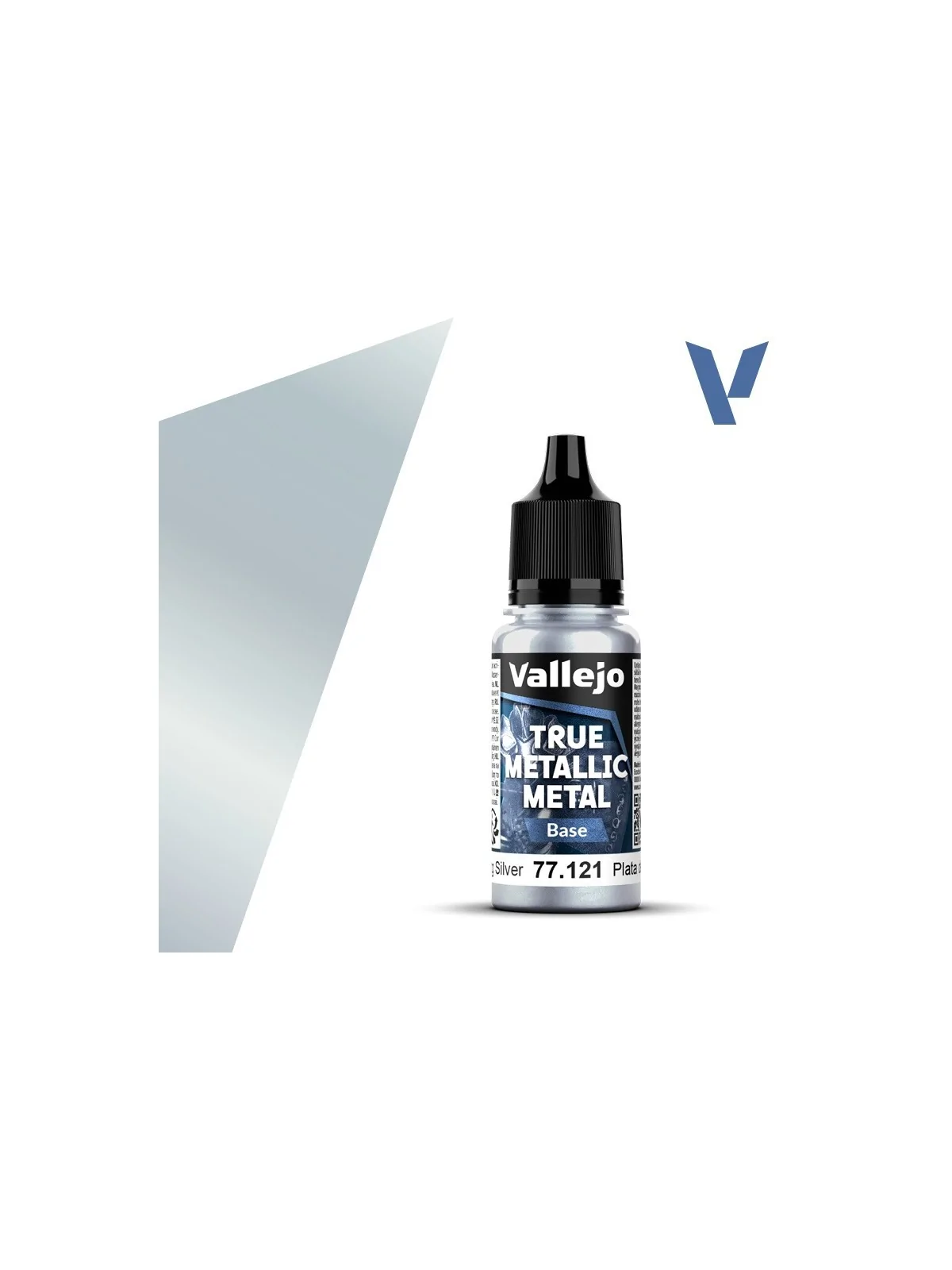 Compra Plata de Ley True Metallic Metal Base Vallejo 18ml (77121) de V