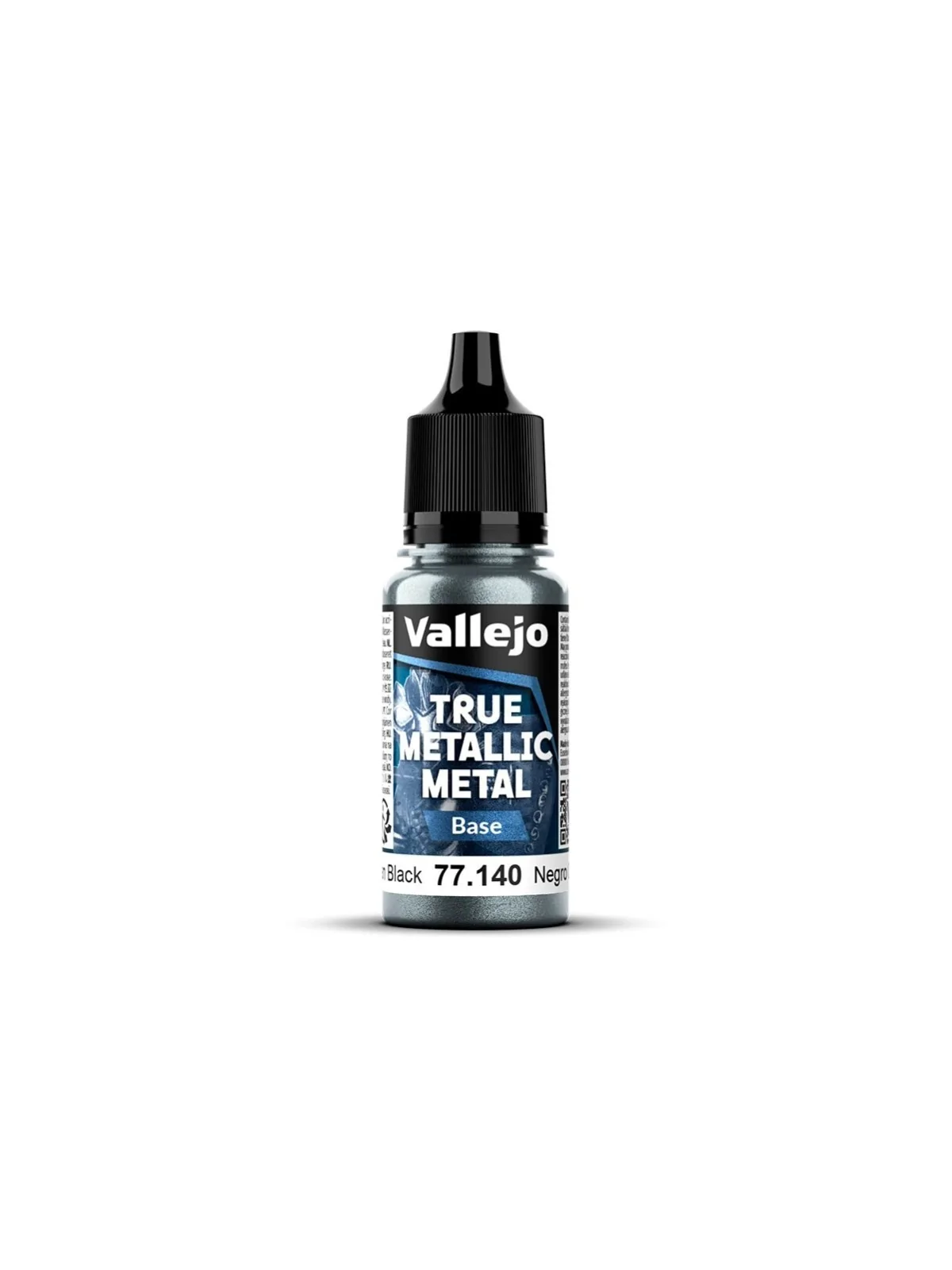 Compra Negro Obsidiana True Metallic Metal Base Vallejo 18ml (77140) d