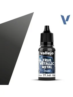 Compra Plata de Ley True Metallic Metal Shade Vallejo 18ml (77141) de 
