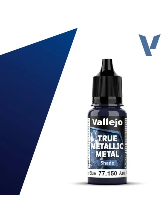 Compra Azul Ultramar True Metallic Metal Shade Vallejo 18ml (77150) de