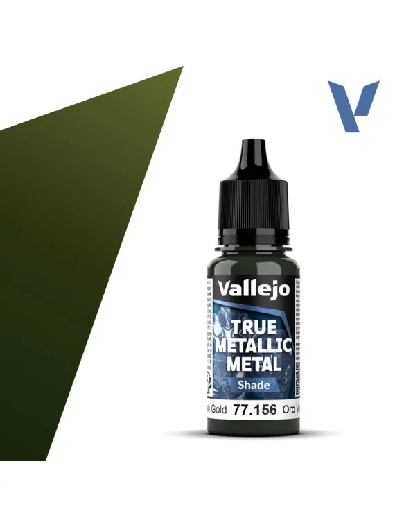 Compra Oro Verde True Metallic Metal Shade Vallejo 18ml (77156) de Val