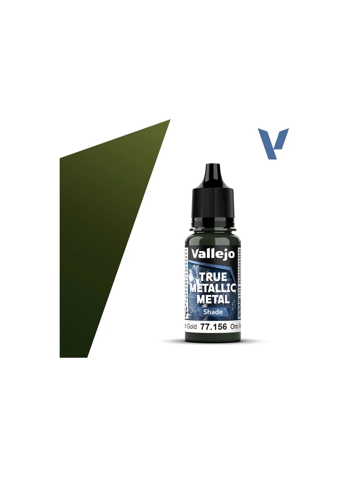 Compra Oro Verde True Metallic Metal Shade Vallejo 18ml (77156) de Val