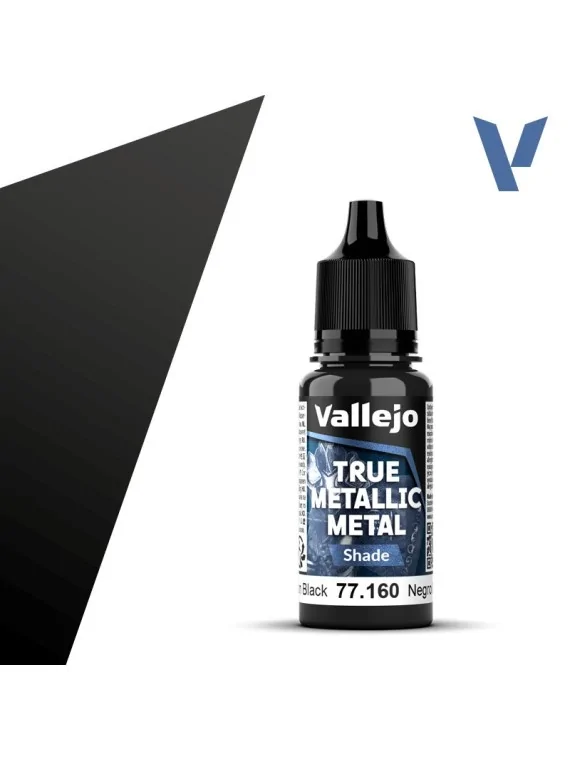 Compra Negro Obsidiana True Metallic Metal Shade Vallejo 18ml (77160) 