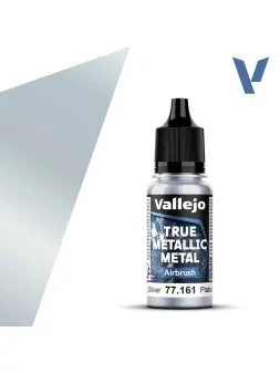 Compra Plata de Ley True Metallic Metal Airbrush Vallejo 18ml (77161) 