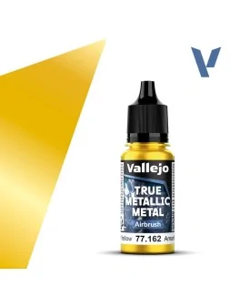 Compra Amarillo Radiante True Metallic Metal Airbrush Vallejo 18ml (77