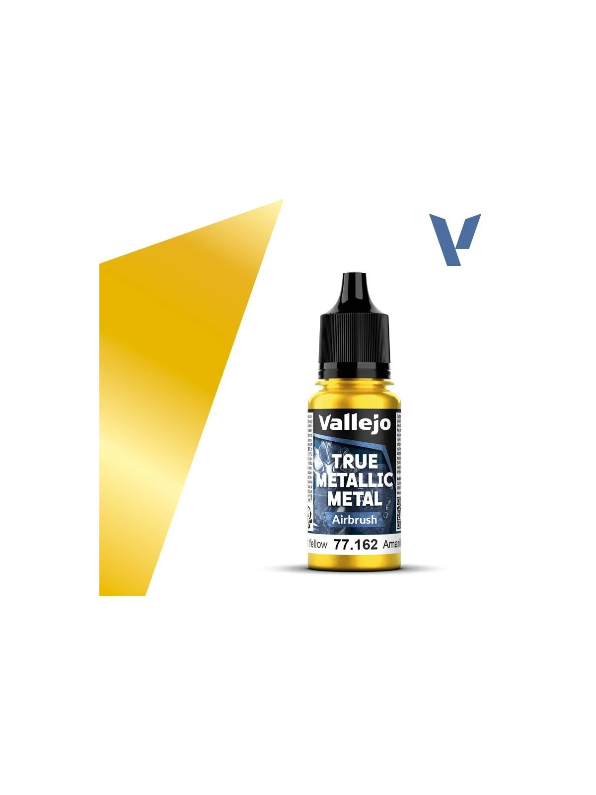 Compra Amarillo Radiante True Metallic Metal Airbrush Vallejo 18ml (77