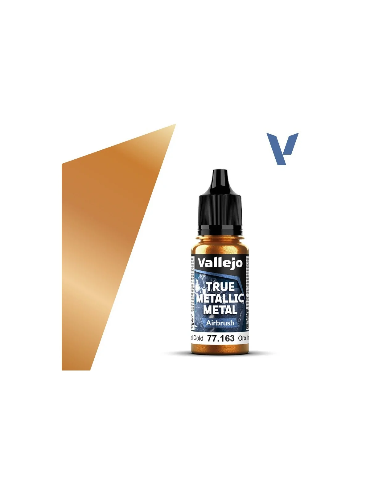 Compra Oro Imperial True Metallic Metal Airbrush Vallejo 18ml (77163) 