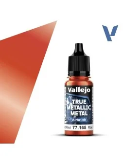 Compra Rojo Forjado True Metallic Metal Airbrush Vallejo 18ml (77165) 