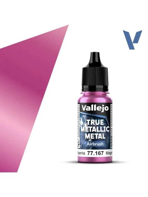 Compra Magenta Carmesí True Metallic Metal Airbrush Vallejo 18ml (7716