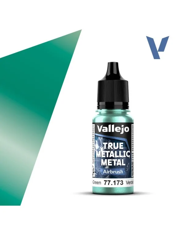 Compra Verde Escarabajo True Metallic Metal Airbrush Vallejo 18ml (771