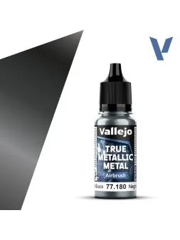 Compra Negro Obsidiana True Metallic Metal Airbrush Vallejo 18ml (7718