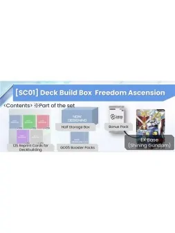 Compra Gundam Card Game: Deck Build Box SC01 (1) EN de Bandai al mejor