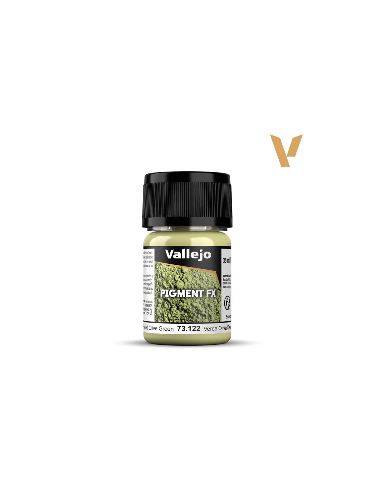 Compra Verde Oliva Desgastado Pigment Fx Vallejo 35ml (73122) de Valle