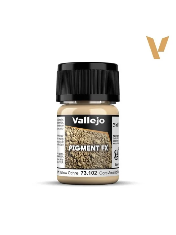 Compra Ocre Amarillo Claro Pigment Fx Vallejo 35ml (73102) de Vallejo 