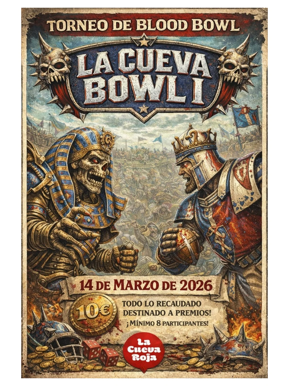 Compra Torneo La Cueva Bowl I - 14 Marzo de  al mejor precio (10,00 €)