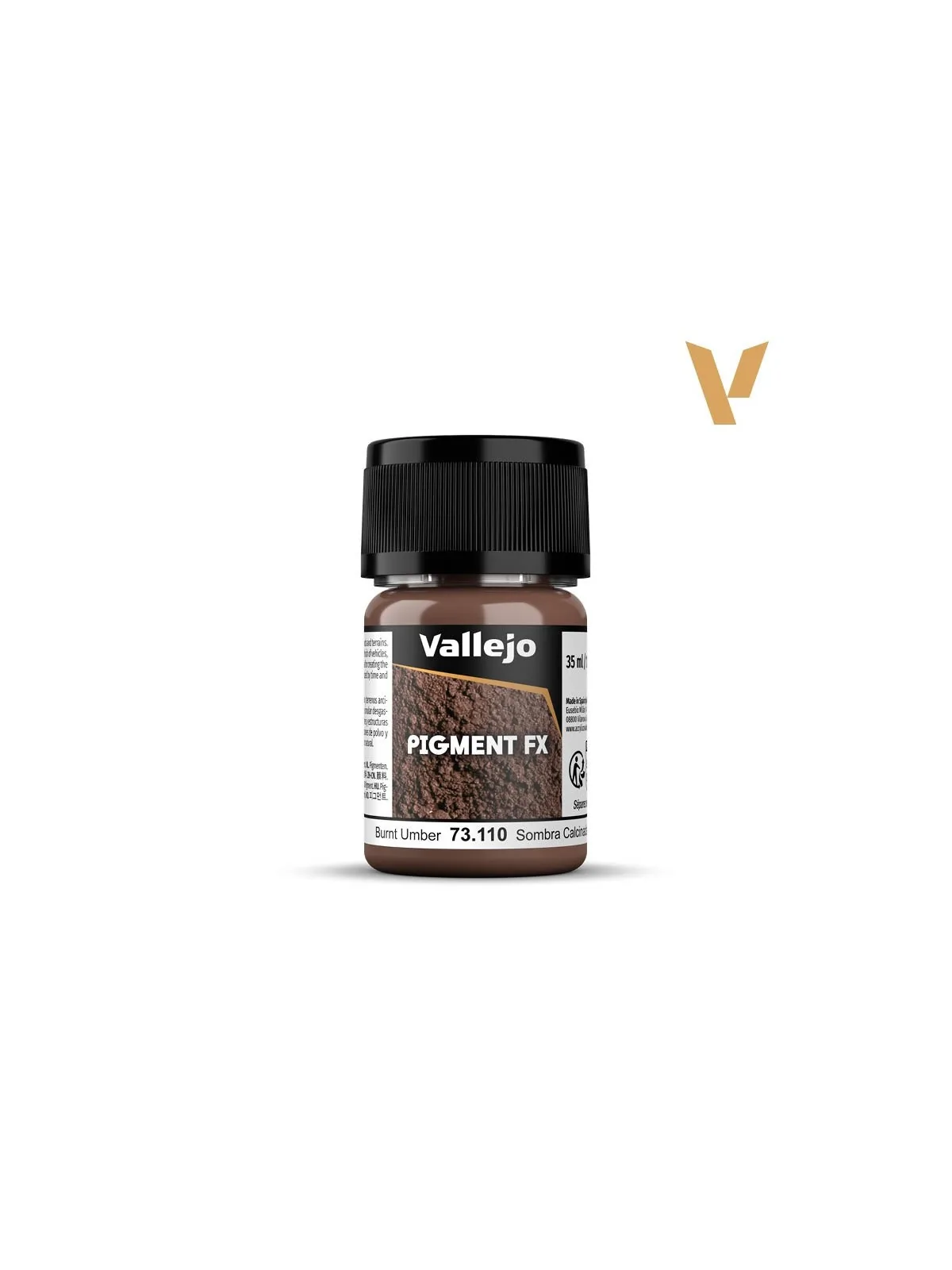 Compra Sombra Calcinada Pigment Fx Vallejo 35ml (73110) de Vallejo al 
