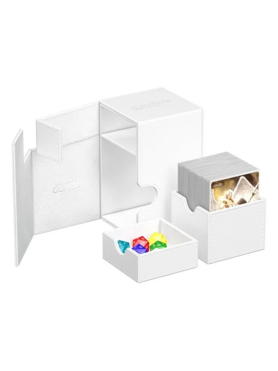 Compra Ultimate Guard Flip'n'Tray 100+ XenoSkin Monocolor Blanco de Ul