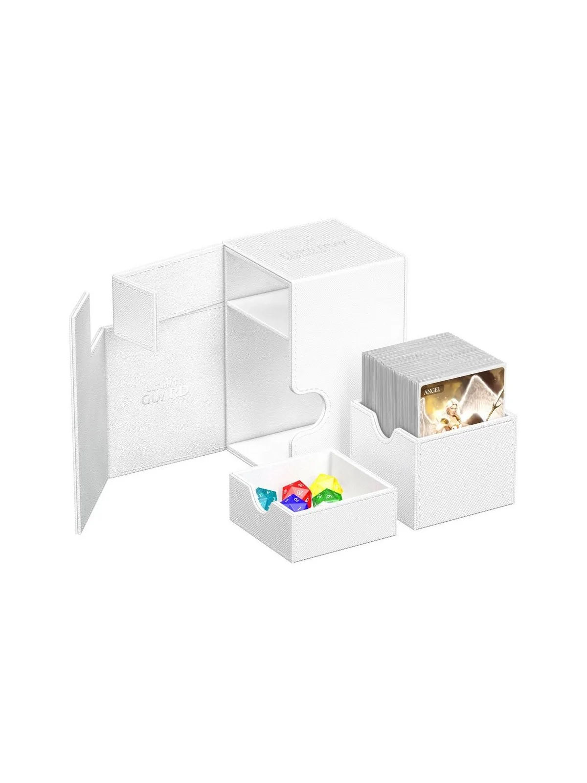 Compra Ultimate Guard Flip'n'Tray 100+ XenoSkin Monocolor Blanco de Ul