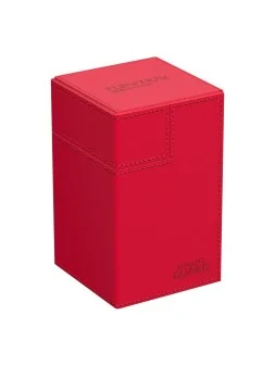 Compra Ultimate Guard Flip'n'Tray 100+ XenoSkin Monocolor Rojo de Ulti