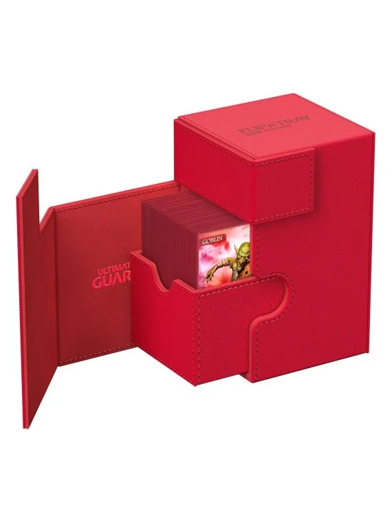 Compra Ultimate Guard Flip'n'Tray 100+ XenoSkin Monocolor Rojo de Ulti