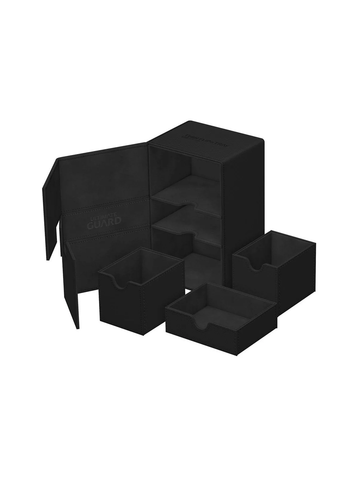 Compra Ultimate Guard Twin Flip'n'Tray 160+ XenoSkin Monocolor Negro d