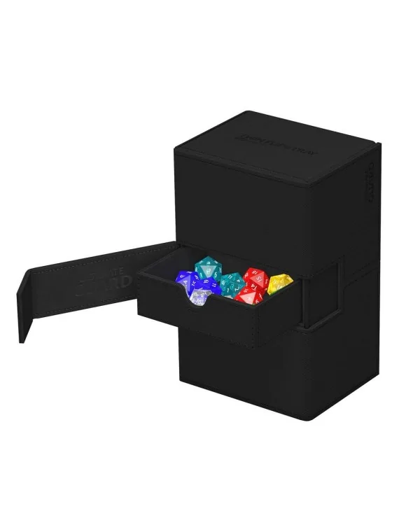 Compra Ultimate Guard Twin Flip'n'Tray 160+ XenoSkin Monocolor Negro d