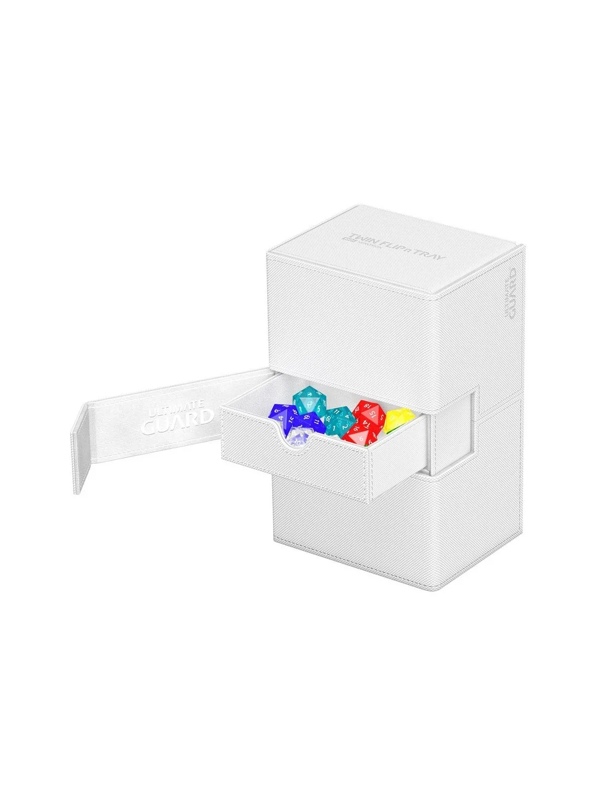 Compra Ultimate Guard Twin Flip'n'Tray 160+ XenoSkin Monocolor Blanco 