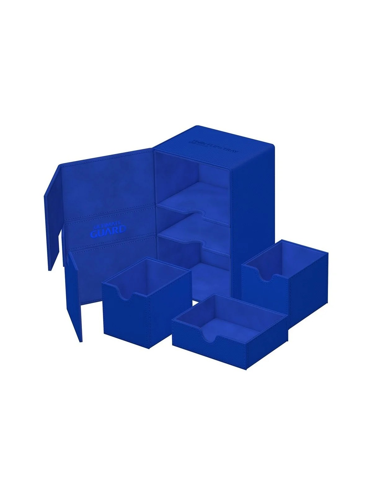 Compra Ultimate Guard Twin Flip'n'Tray 160+ XenoSkin Monocolor Azul de