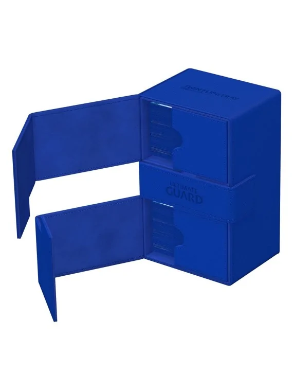Compra Ultimate Guard Twin Flip'n'Tray 160+ XenoSkin Monocolor Azul de