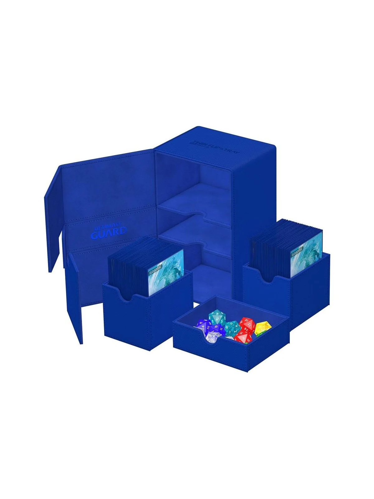 Compra Ultimate Guard Twin Flip'n'Tray 160+ XenoSkin Monocolor Azul de